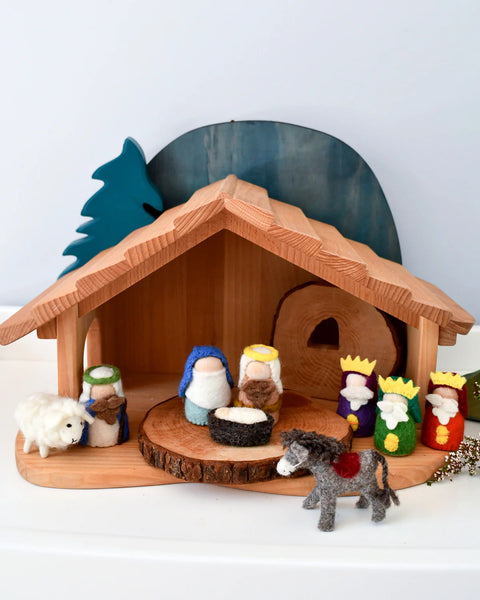 Felt Nativity Peg Dolls Set 聖誕場景小木人系列套裝
