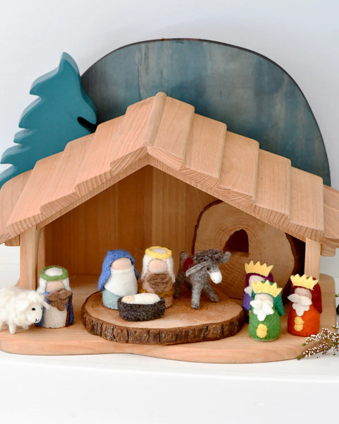 Felt Nativity Peg Dolls Set 聖誕場景小木人系列套裝