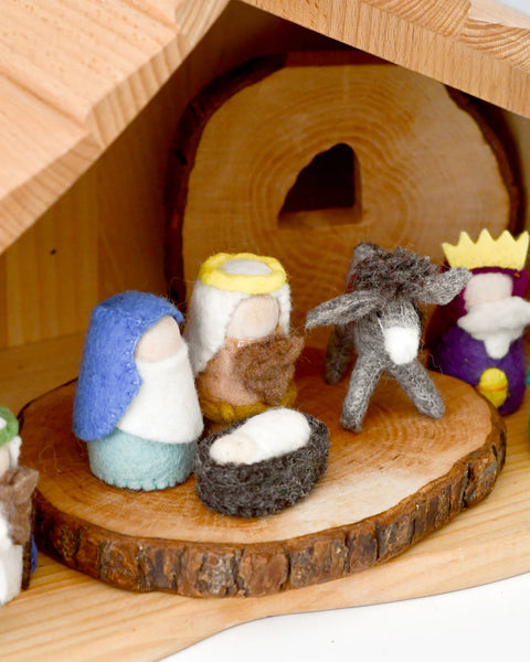 Felt Nativity Peg Dolls Set 聖誕場景小木人系列套裝