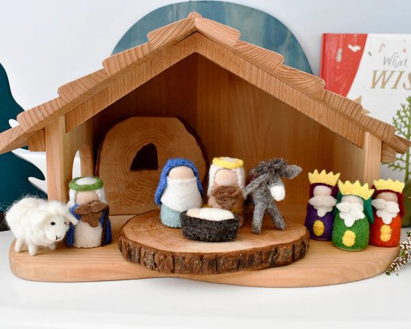 Felt Nativity Peg Dolls Set 聖誕場景小木人系列套裝