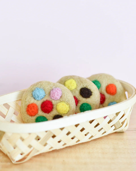 Felt Soft M&M Colourful Cookie (羊毛氈M&M曲奇餅)