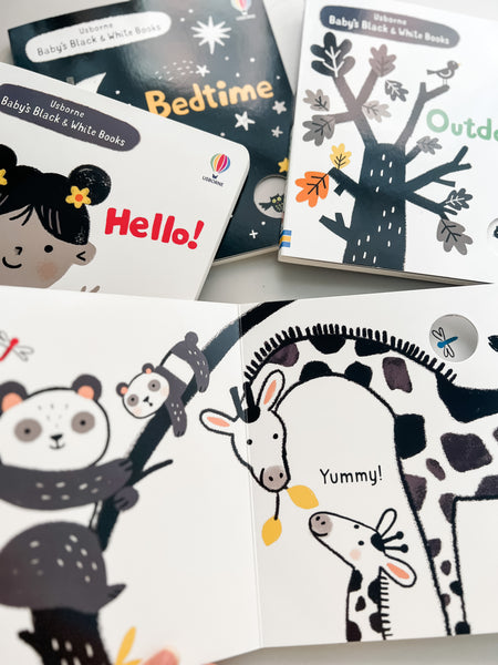 Usborne Baby’s Black and White Books (Set of 4)