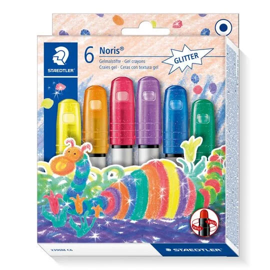 STAEDTLER Noris 2390 Gel Crayon  (6 Colors) 施德樓 啫喱蠟筆 6色