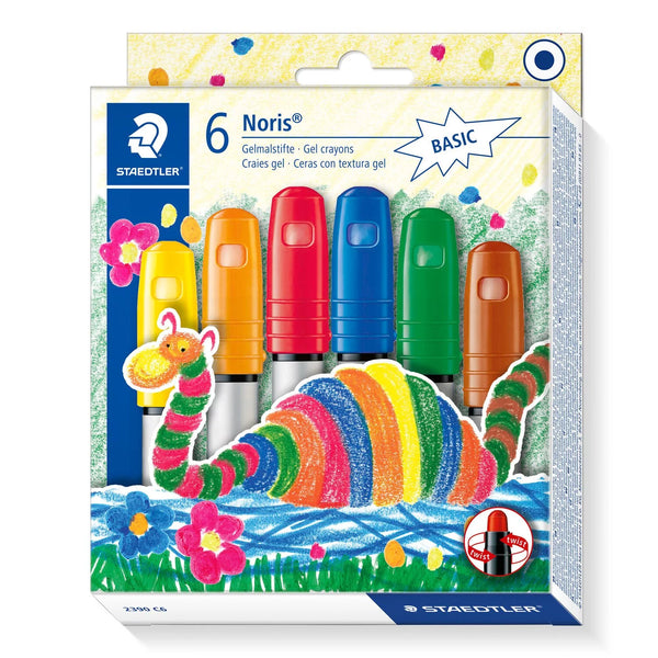 STAEDTLER Noris 2390 Gel Crayon  (6 Colors) 施德樓 啫喱蠟筆 6色