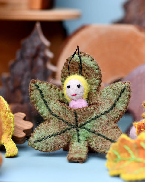 Felt Chesnut Leaf Baby 羊毛氈栗葉小寶寶