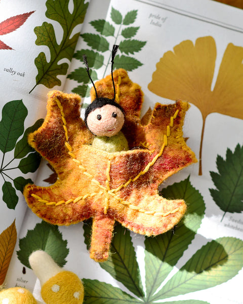 Felt Maple Leaf Baby 羊毛氈楓葉小寶寶