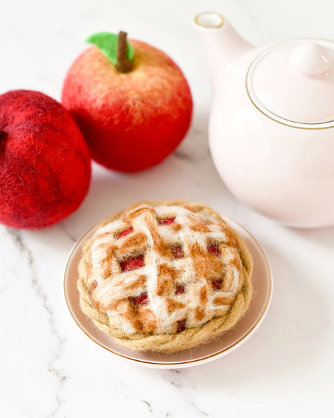 Felt Lattice Apple Pie (羊毛氈蘋果餡餅)