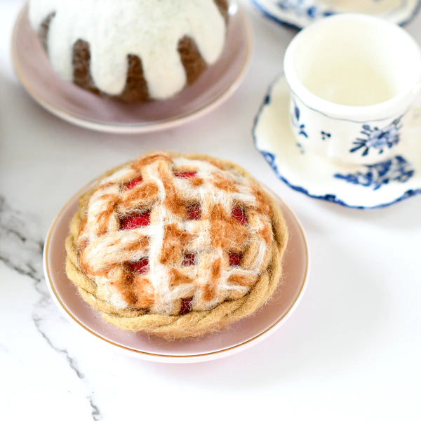 Felt Lattice Apple Pie (羊毛氈蘋果餡餅)