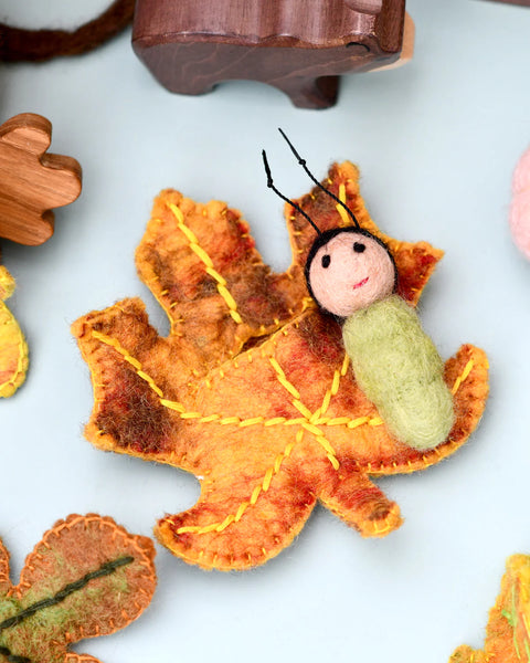 Felt Maple Leaf Baby 羊毛氈楓葉小寶寶