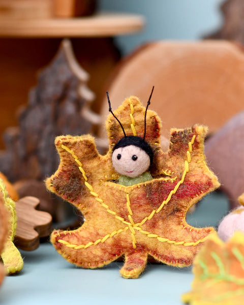 Felt Maple Leaf Baby 羊毛氈楓葉小寶寶
