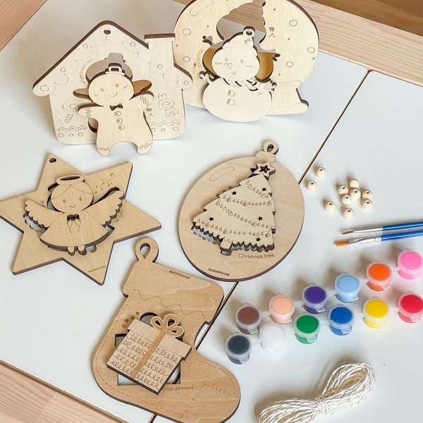 Christmas DIY Ornaments x Puzzles