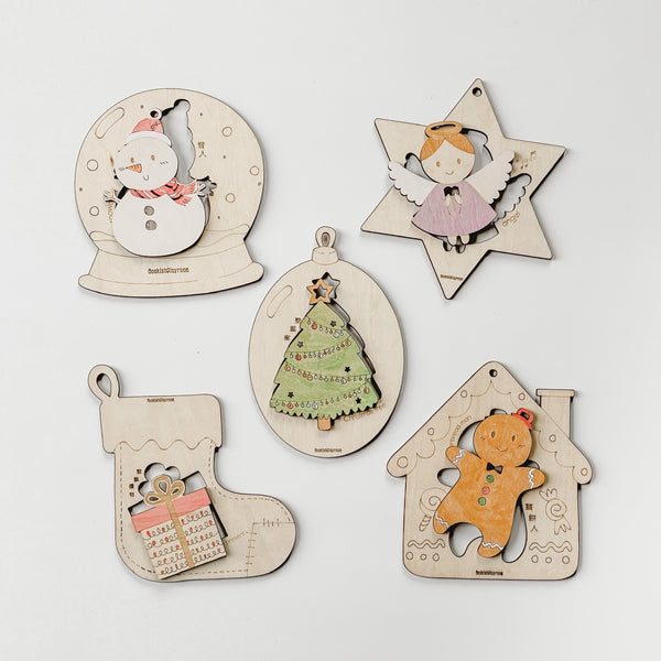 Christmas DIY Ornaments x Puzzles