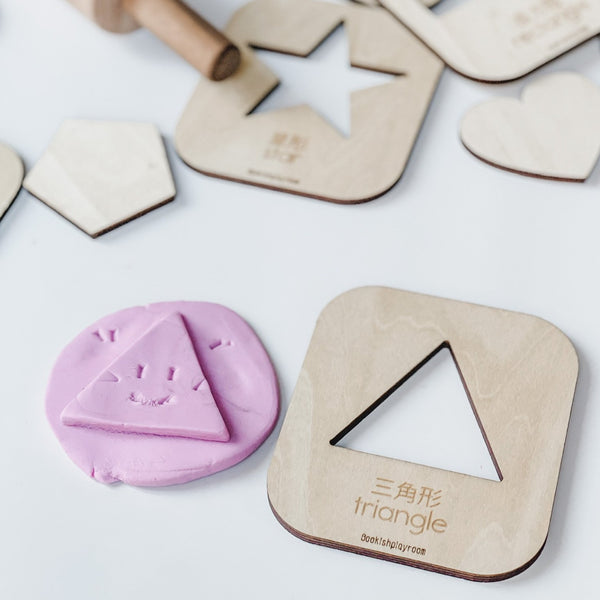 Wooden Shape Puzzles 蒙特梭利形狀木製拼圖