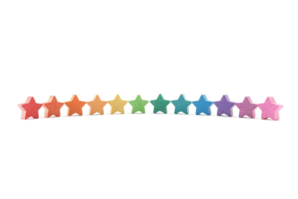 Wooden Star Stackers (12pcs) 小木星星(12件套裝)