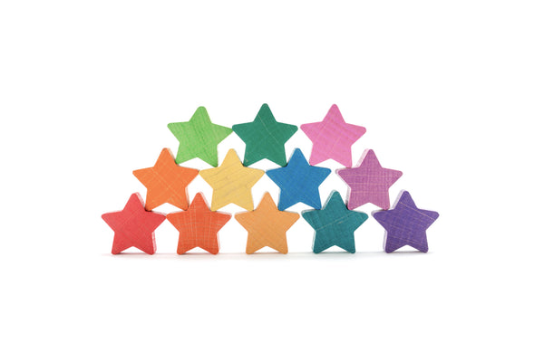 Wooden Star Stackers (12pcs) 小木星星(12件套裝)
