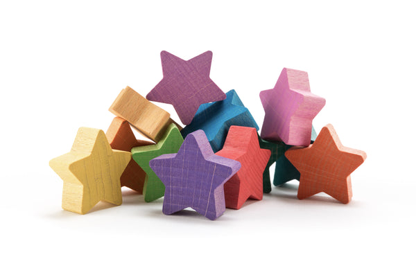 Wooden Star Stackers (12pcs) 小木星星(12件套裝)
