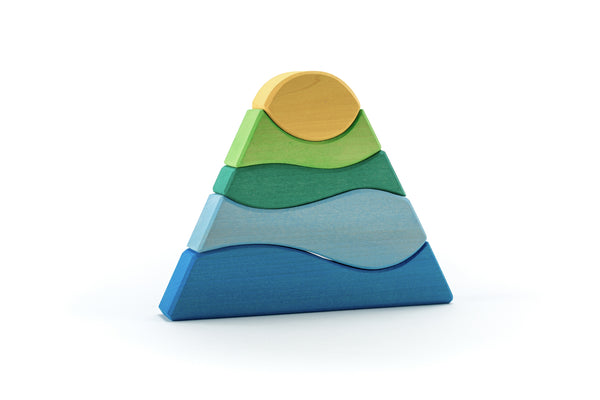 Blue Mountain Stacking Blocks  日出藍山組合積木