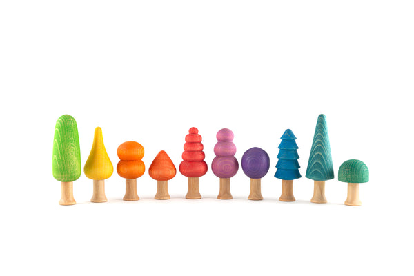 Rainbow Forest (10pcs) 木製彩虹森林 (10件套裝)