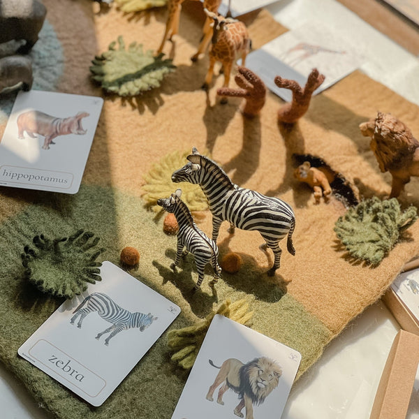 Safari Play Mat Playscape 大草原場景遊戲墊