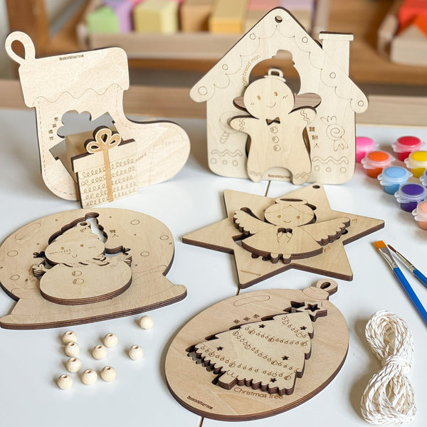 Christmas DIY Ornaments x Puzzles