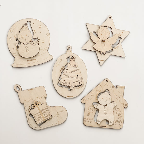 Christmas DIY Ornaments x Puzzles
