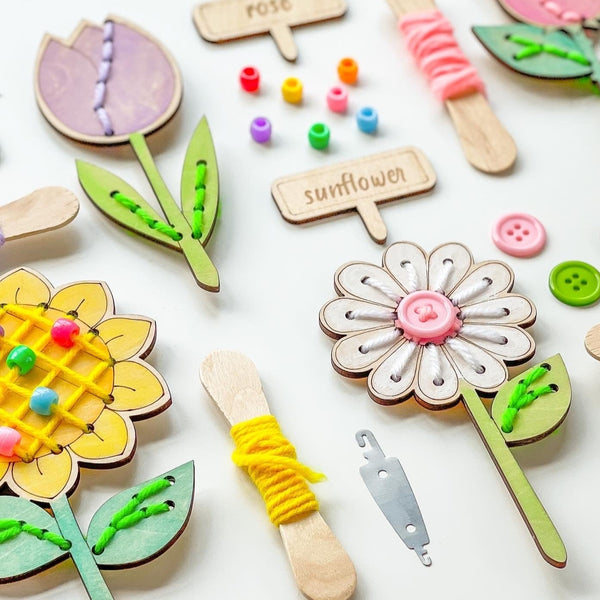 Montessorily x Bookishplayroom Flower Sewing Kit 小木花縫紉套裝