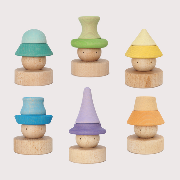 Little Hat Man Stacking Blocks 小木人疊疊積木