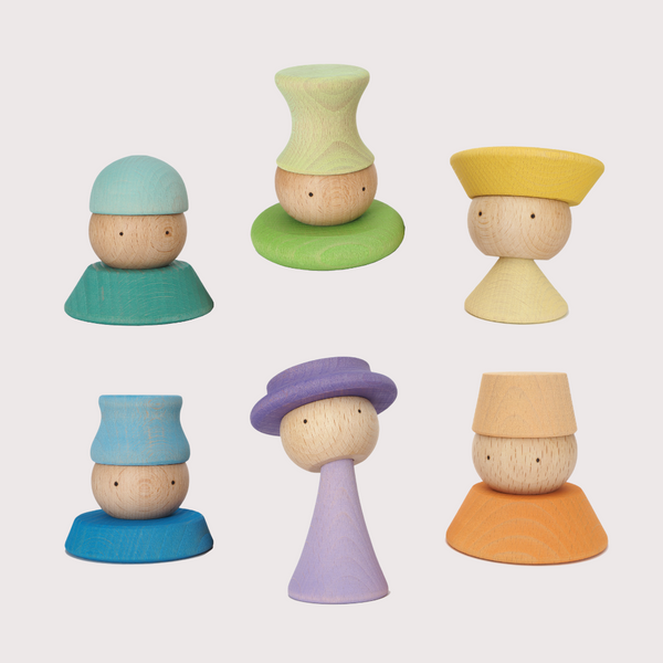 Little Hat Man Stacking Blocks 小木人疊疊積木