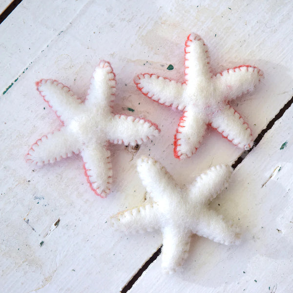 Felt Starfish - Set of 3 羊毛氈海星套裝