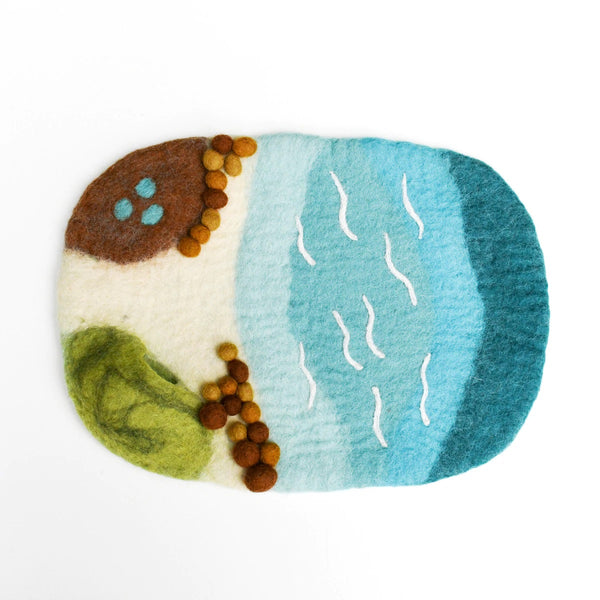 Sea, Beach and Rockpool Play Mat Playscape 海灘海洋場景遊戲墊