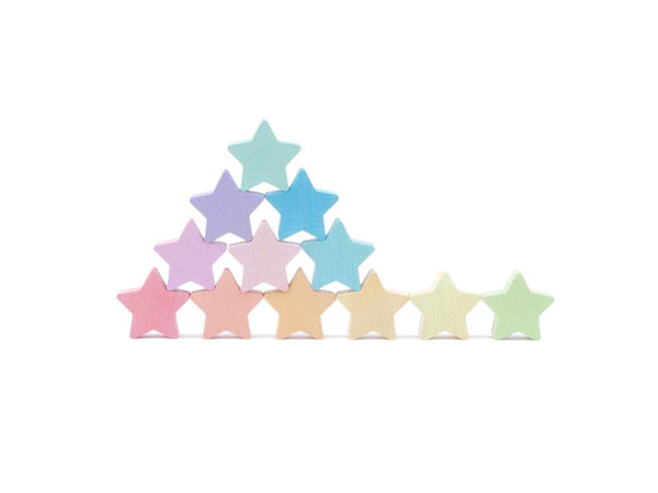 Wooden Star Stackers (12pcs) 小木星星(12件套裝)