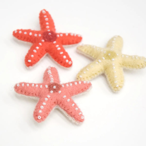 Felt Starfish - Set of 3 羊毛氈海星套裝