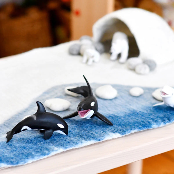 Large Arctic Antarctic Polar Play Mat Playscape 冰雪極地場景遊戲墊 (大)