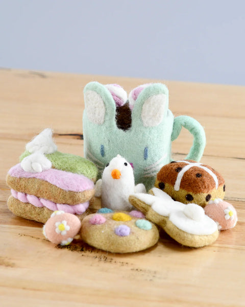 Grazing Box of Easter Felt Play Food
