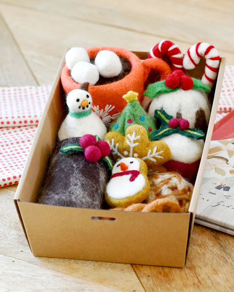 Grazing Box of Christmas Felt Play Food Set B