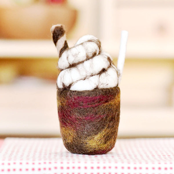 Felt Chocolate Milkshake羊毛氈巧克力奶昔
