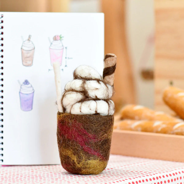 Felt Chocolate Milkshake羊毛氈巧克力奶昔