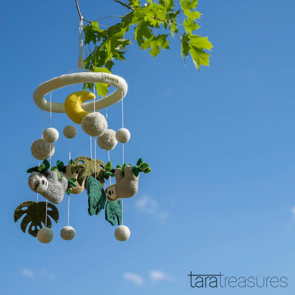 Nursery Cot Mobile - Sloth Away 小樹懶嬰兒床吊飾