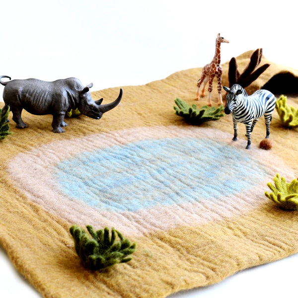 Safari Play Mat Playscape 大草原場景遊戲墊