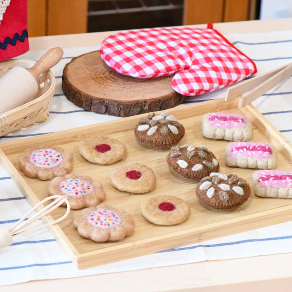 Felt 100s and 1000s Biscuit 彩虹餅乾羊毛氈玩具