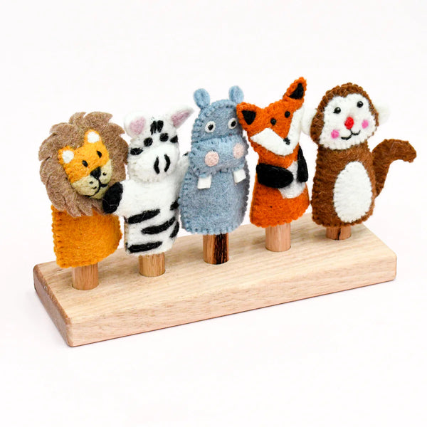 Finger Puppet Stand ( 5 Rods) made in Australia