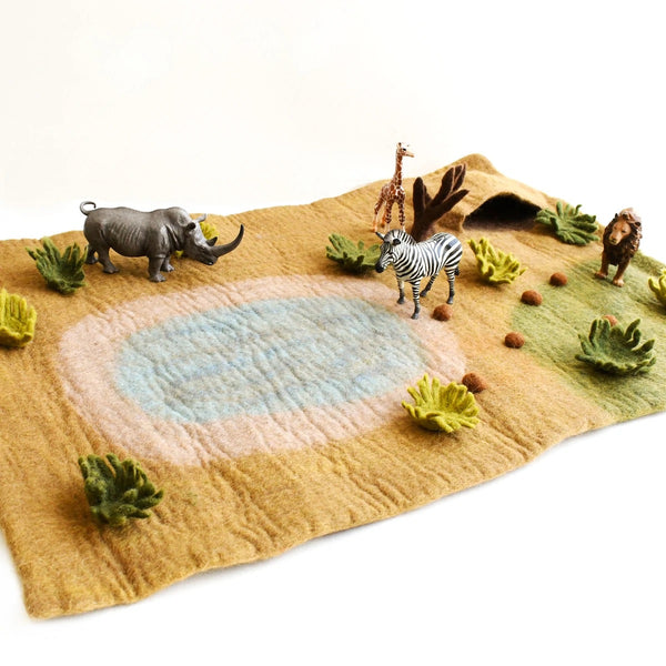Safari Play Mat Playscape 大草原場景遊戲墊