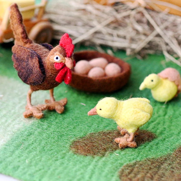Felt Lifecycle of a Chicken 小雞生命週期教材