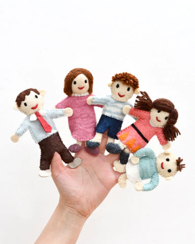 Finger Family- Finger Puppet Set 一家人手指布偶