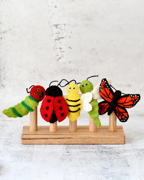 Insects and Bugs- Finger Puppet Set 小蟲蟲手指布偶
