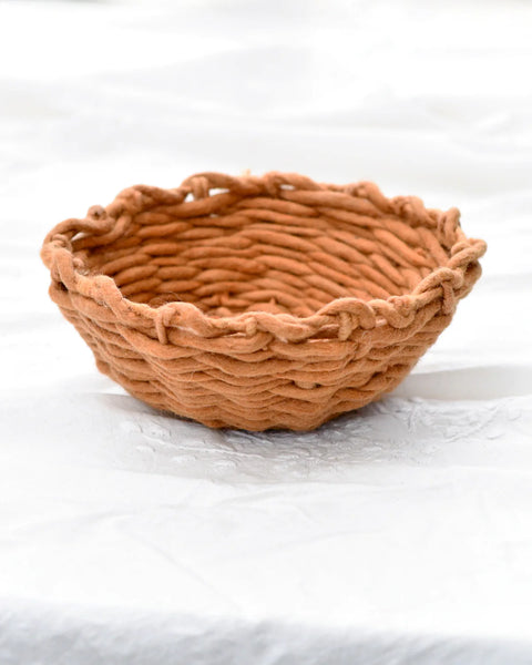 Felt Weave Basket- Gingerbread Colour (Basket Only) 羊毛氈編織小籃子
