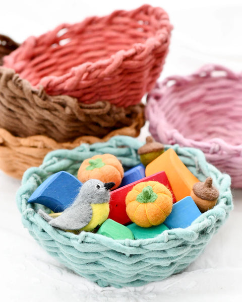 Felt Weave Basket- Gingerbread Colour (Basket Only) 羊毛氈編織小籃子