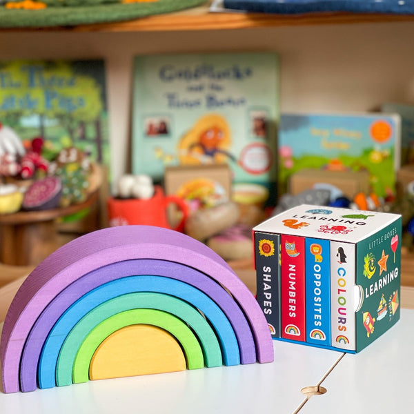 Newborn Set- Rainbow Nesting Arch and Little Boxes