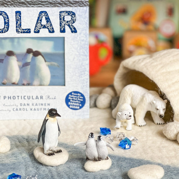 CollectA Polar Animal Figurines 仿真冰雪極地動物玩具系列