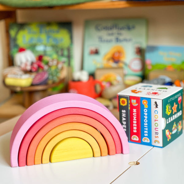 Newborn Set- Rainbow Nesting Arch and Little Boxes